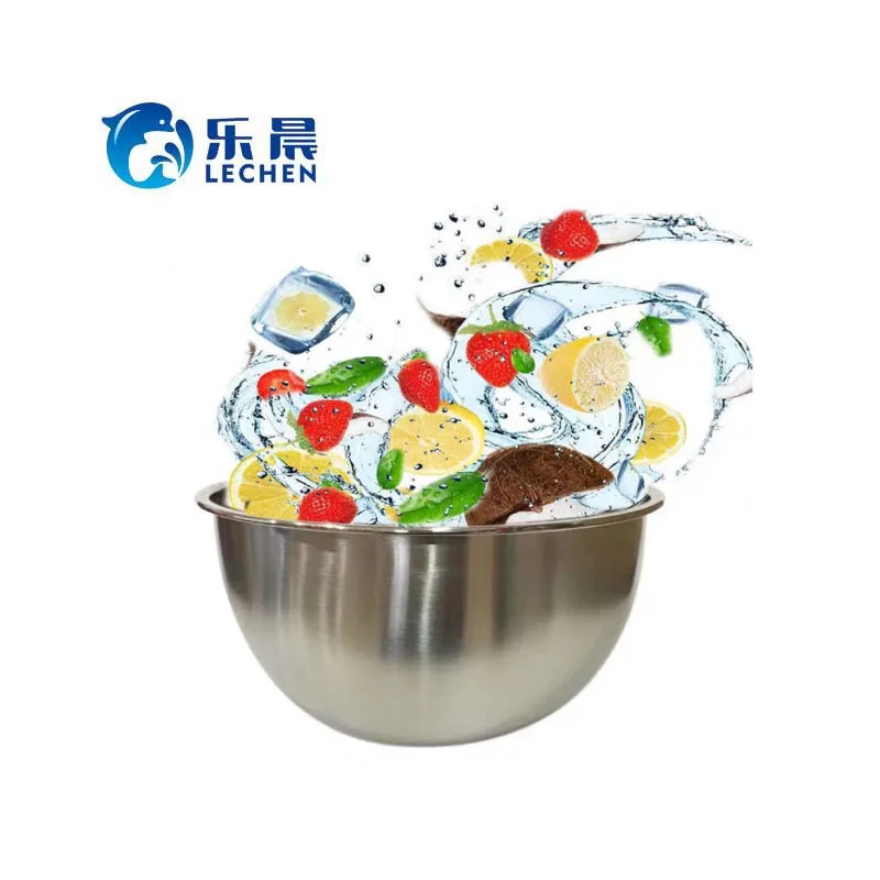 Stainless Steel Kitchen Utensils  Salad personalized Mixing Bowl With Gel Bottom