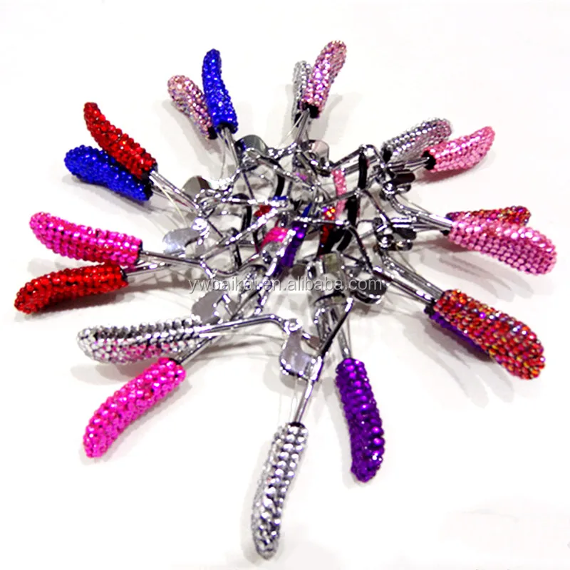 New arrival hot sale eyelash curler with crystal