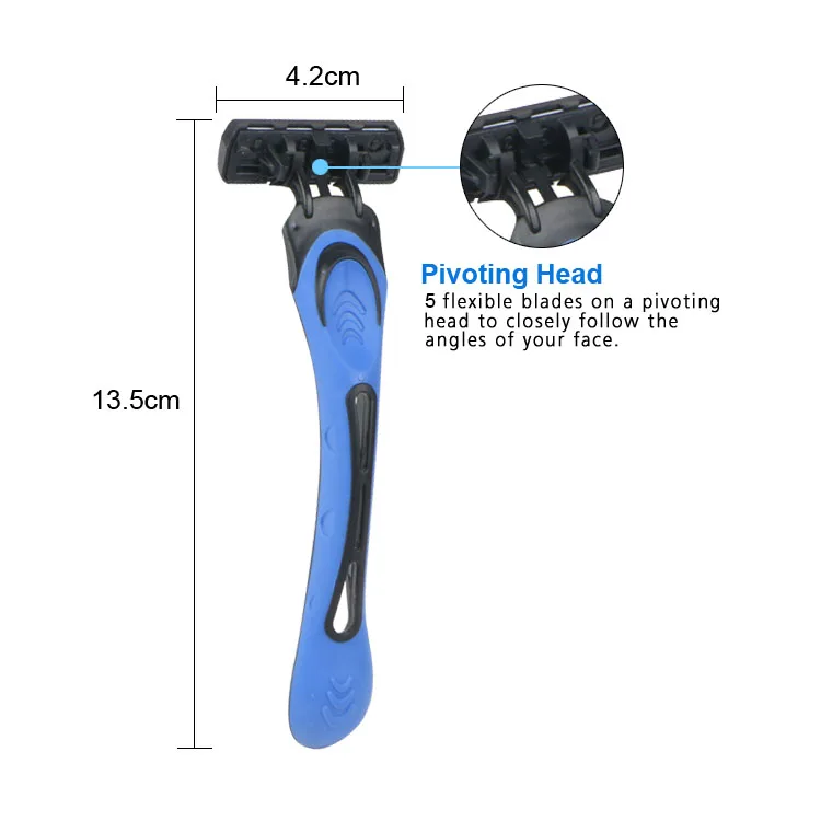 D515L hotel 5 blade disposable razor machines mens razor shaver