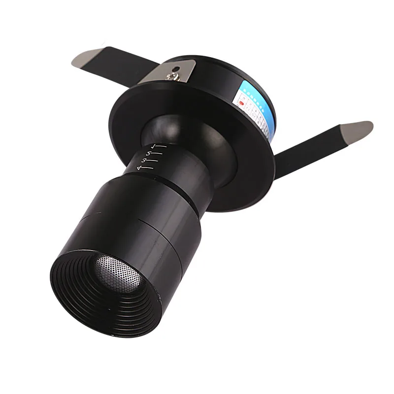 
5W Recessed beam angle adjustable zoomable cob led focus spotlight for cabinet museum lighting 