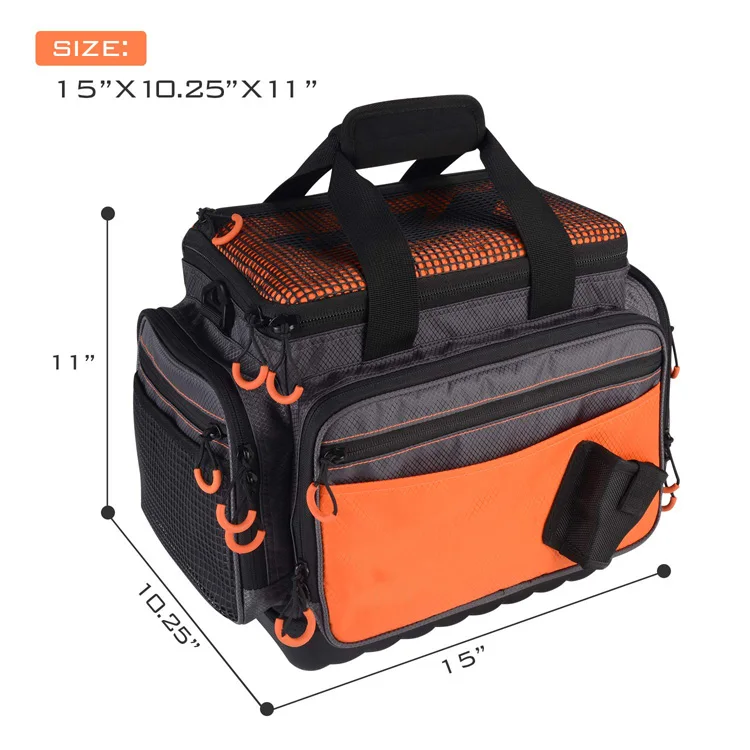 Durable Carp Fishing Bag Box,Saltwater Resistant Fishing Shoulder Bag