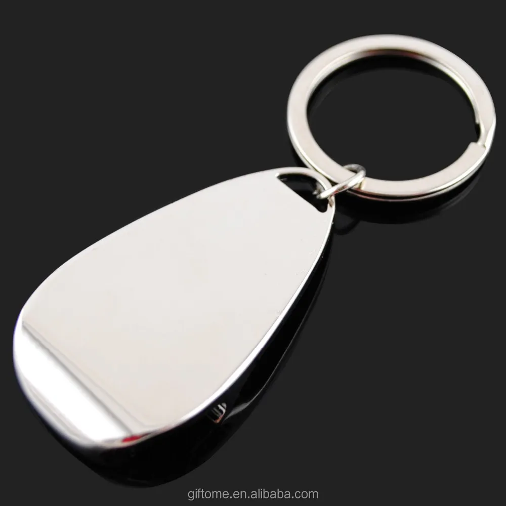 
hot sale blank bottle opener keyring for whole sale with free laser engraving logo 