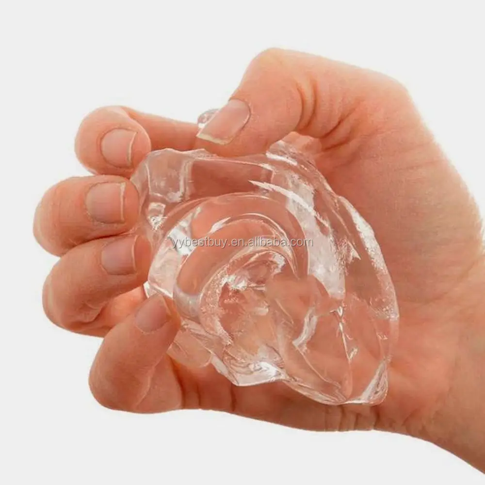 Never dry Magic crystall liquid crystal putty clear glass putty toy