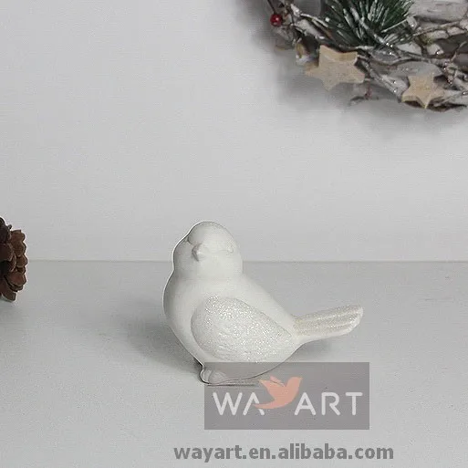 
Lovely White Ceramic Bird Ceramic Bird Figurine 