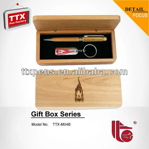 старший рекламные деревянная коробка ручки
