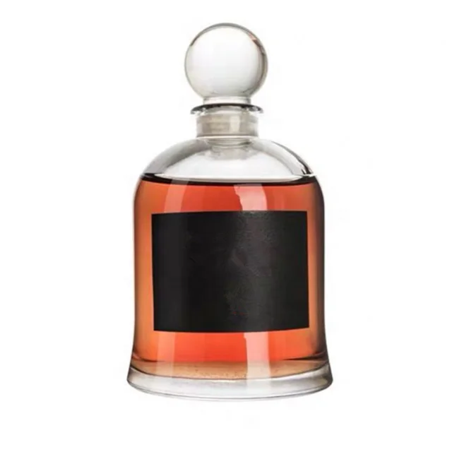 Custom cylindrical 75ml perfume bottle glass spray perfume glass bottle.