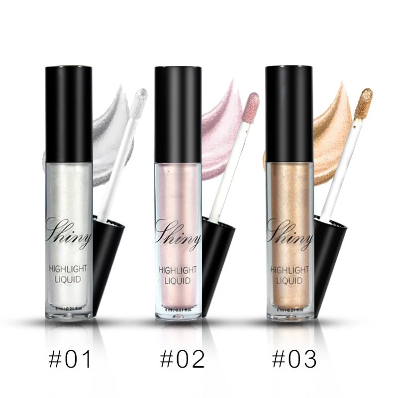 custom wholesale pearl light brighten cosmetics waterproof long lasting glitter liquid eyeshadow
