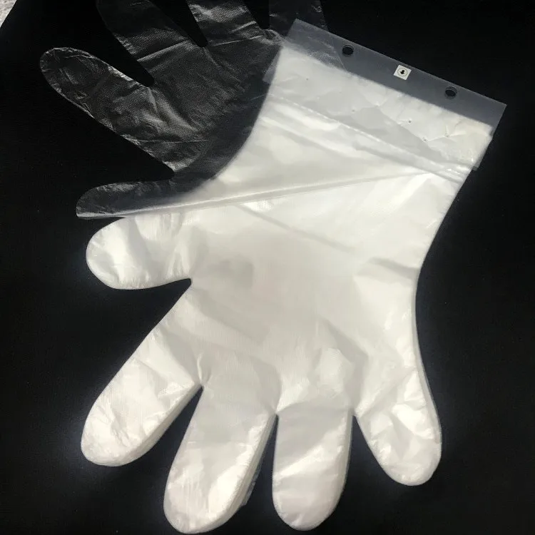 Food Grade Garden Disposable Plastic HDPE Glove Cooking Gloves