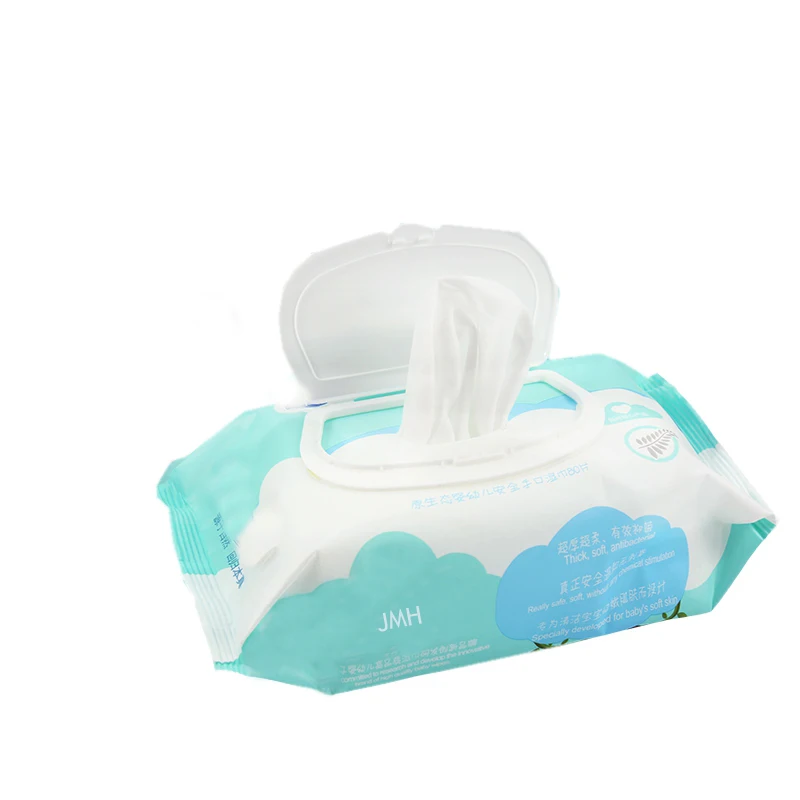 Sensitive cheap price wet wipe custom comfort 64pcs baby herbal wipes