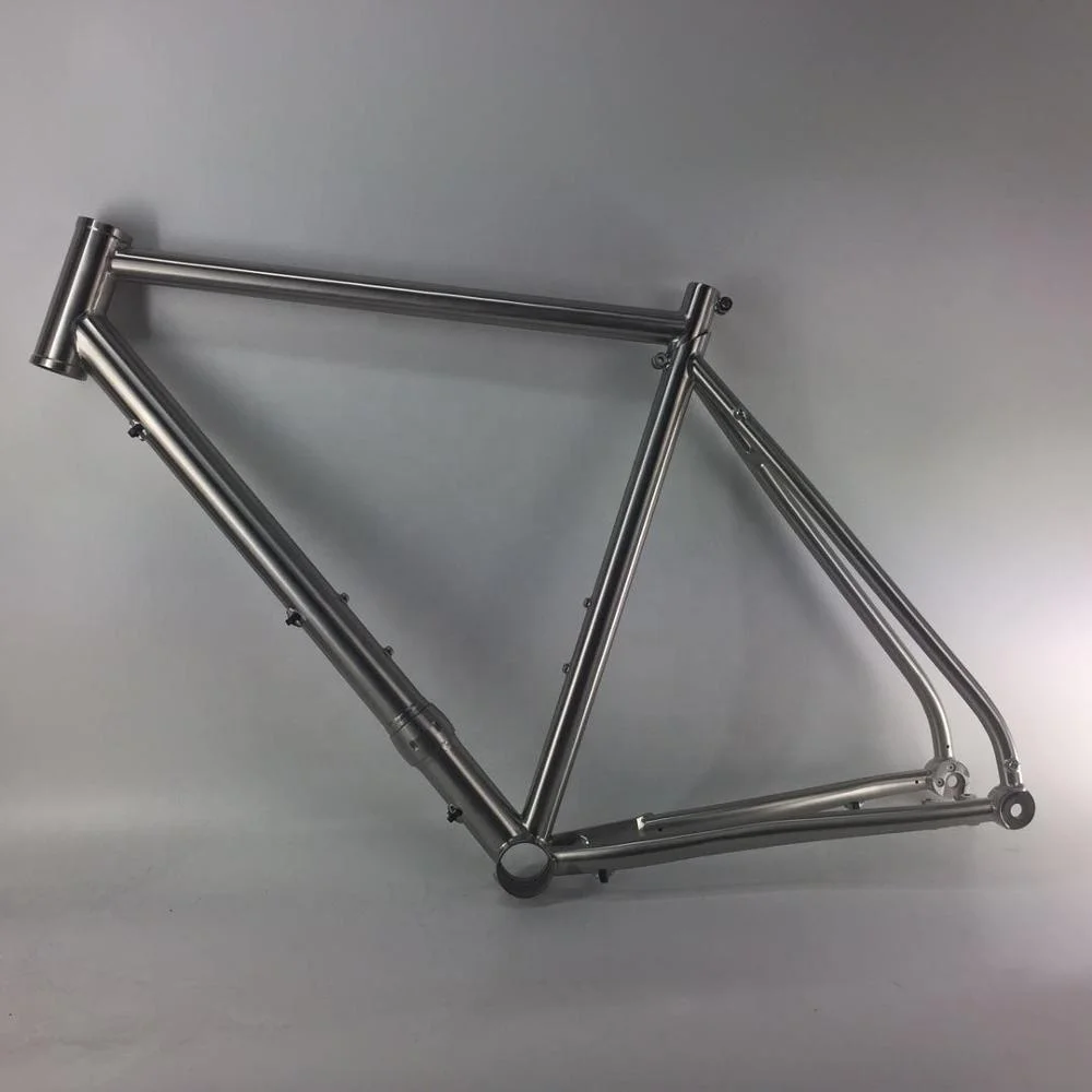650B titanium gravel bike frame with breakaway design