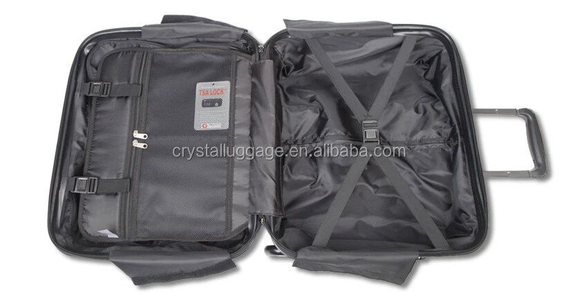 19' ABS PC Luggage Carry on Luggage Airport Trolley Suitcase Bag Personalised Design Customized Logo Print