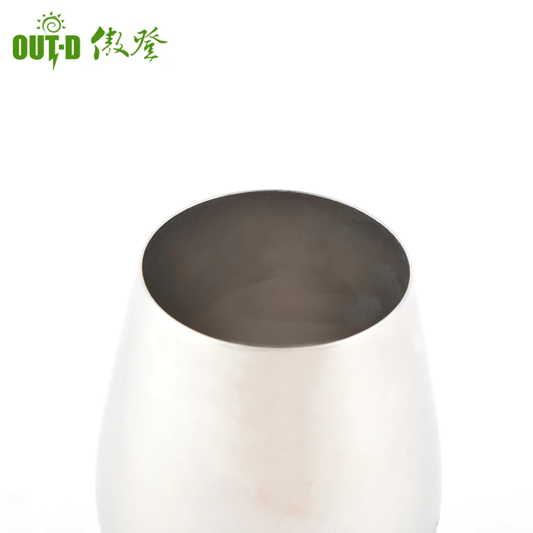 
304 Stainless Steel Stemless Whiskey Wine Tumblers Mug 
