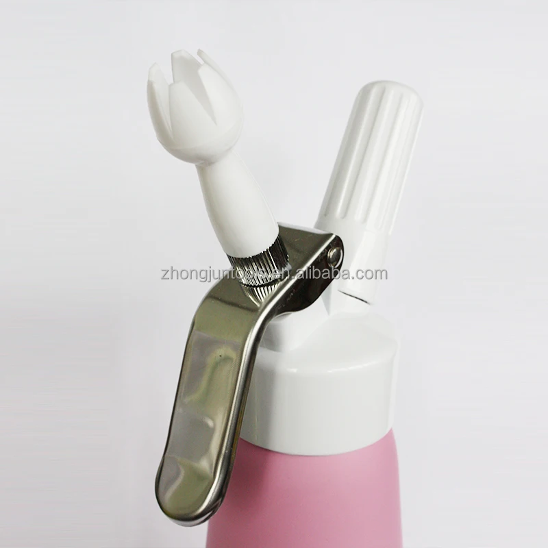 
Colors Cream Dispensers cream foam gun Aluminum Cream Whipper with rubber coating 
