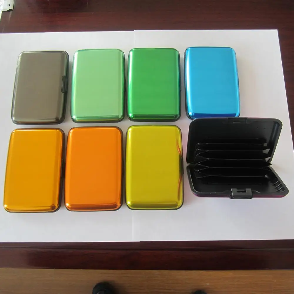 Business card case Holder Plastic Pocket Case Box Cover Credit storage bag Waterproof card holder card Wallet for women men