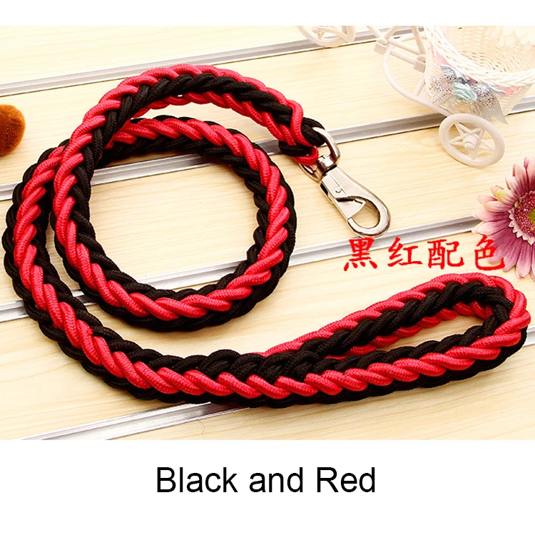 Высококачественный нейлоновый сверхпрочный плетеный поводок для собак среднего и большого размера