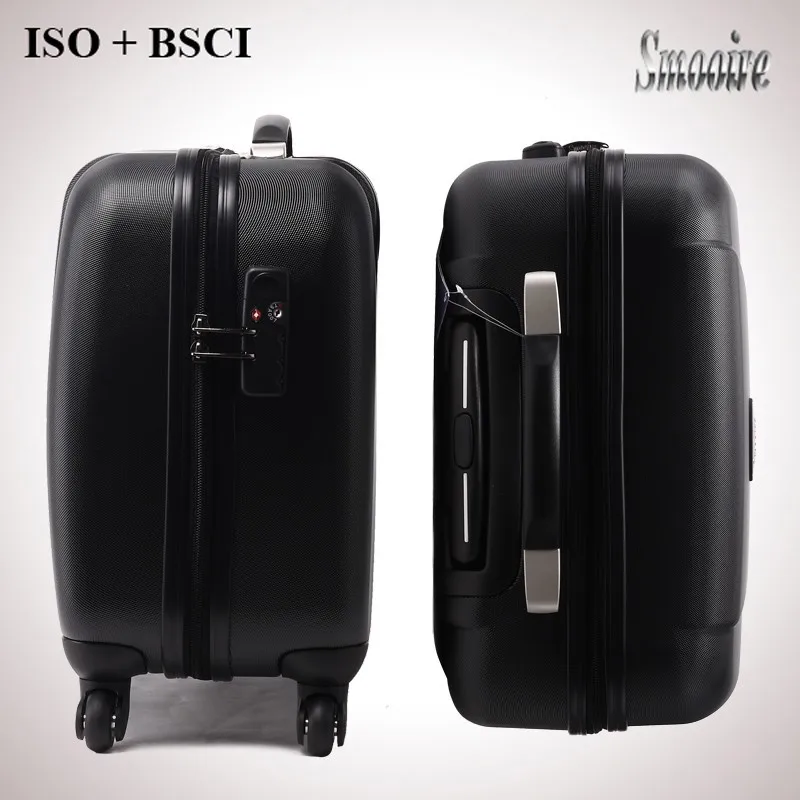 15 inch business style 100% PC polycarbonate trolley computer bag