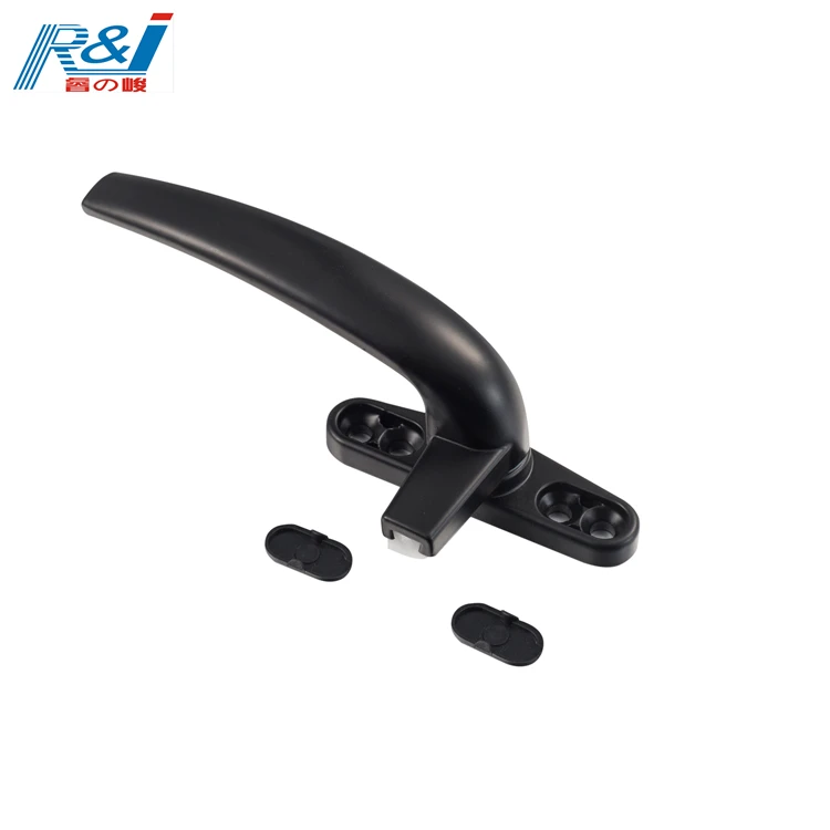 Casement Window Handle 7 Shape Aluminium Powder Coating OEM ODM Modern Aluminum Alloy Handle + Zinc Alloy Base Window Hardware