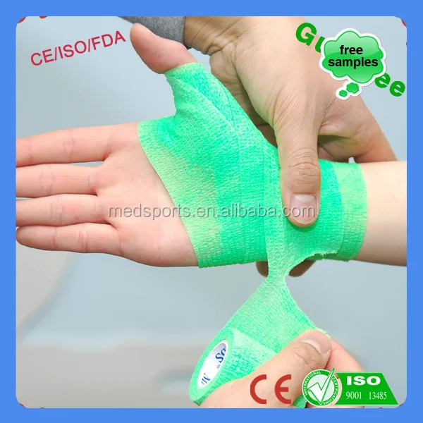 
Unique products to sell boxing hand wraps hand tear printed self adhesive bandage 