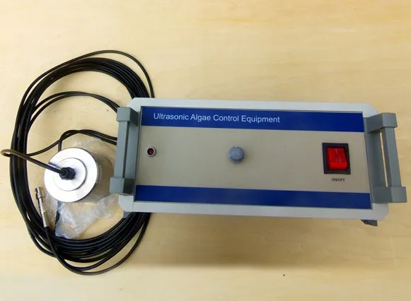 Ultrasonic algae devices used for river