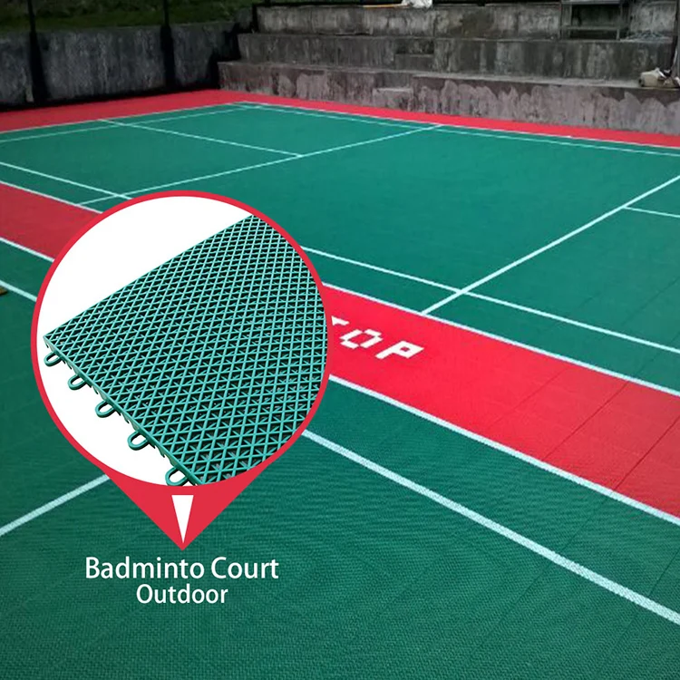 
Factory price pp plastic sports flooring basketball futsal surface 