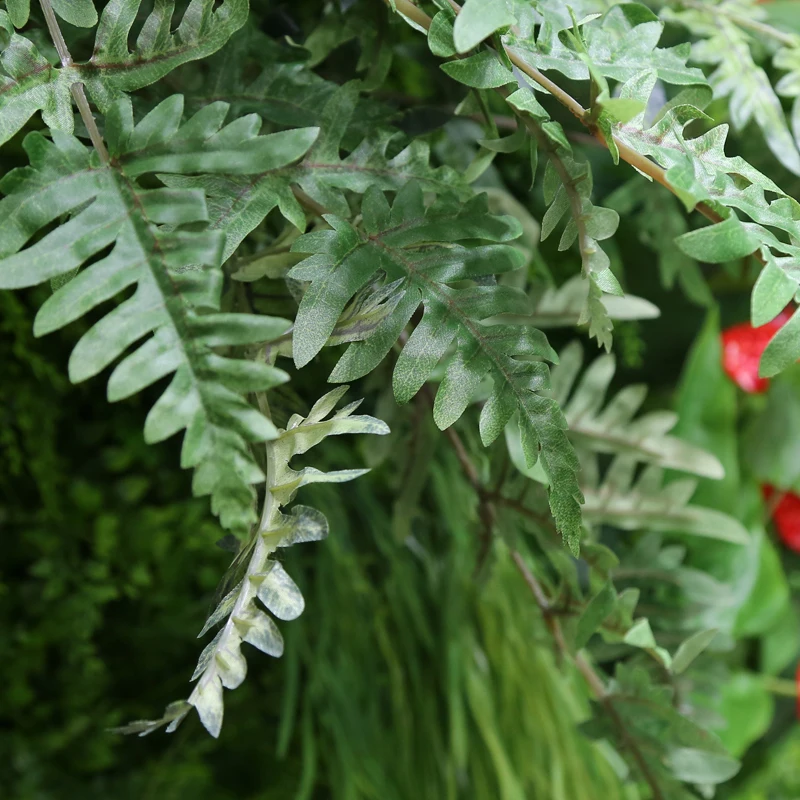 Latest Custom Artificial Exterior Living Wall Backdrop Interior Green Walls Fake Foliage Plant Wall for Office or Home Decor