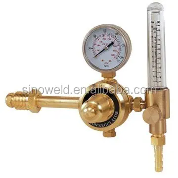 flowmeter type ce approved industrial argon gas regulator with gauge