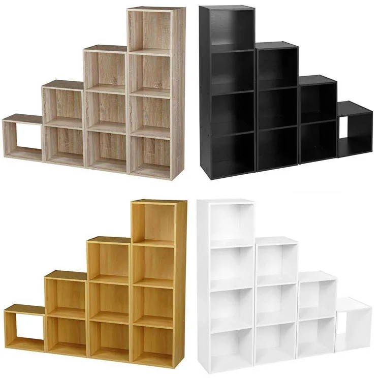 high quality popular modular modern melamine small  bookcase