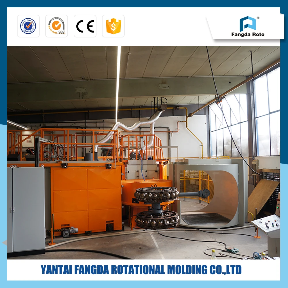 
FANGDA Carousel Rotomolding Machine For PVC Making 