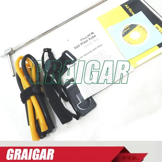 Fluke 922 Air Flow Meter Micromanometer HVAC Pressure, Air Flow Speed Differential Pressure