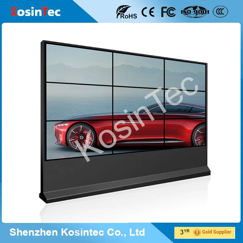 did video wall Full HD 1080P exhibition lcd video wall with Ultra Narrow Bezel From 3.5 mm To 5.3 mm (US-PJ46)