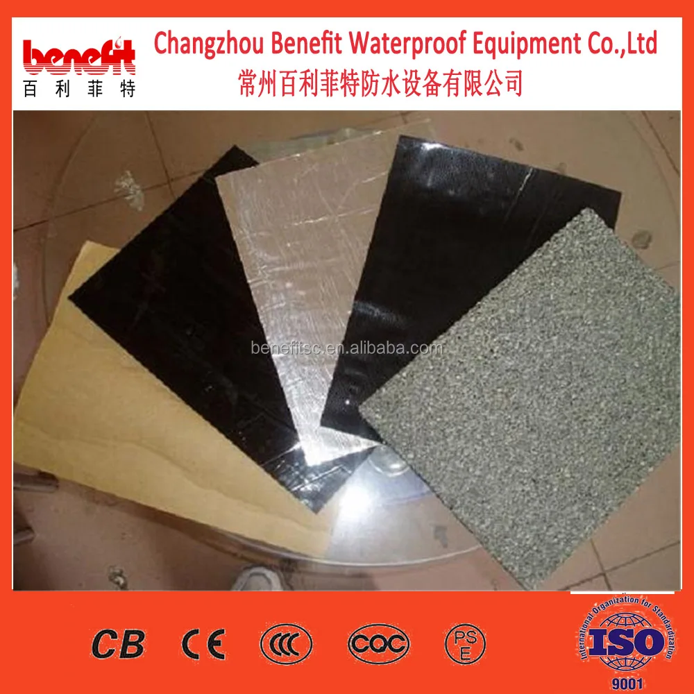 3mm 4mm polyester mat PE film bitumen waterproof roofing torch rolls