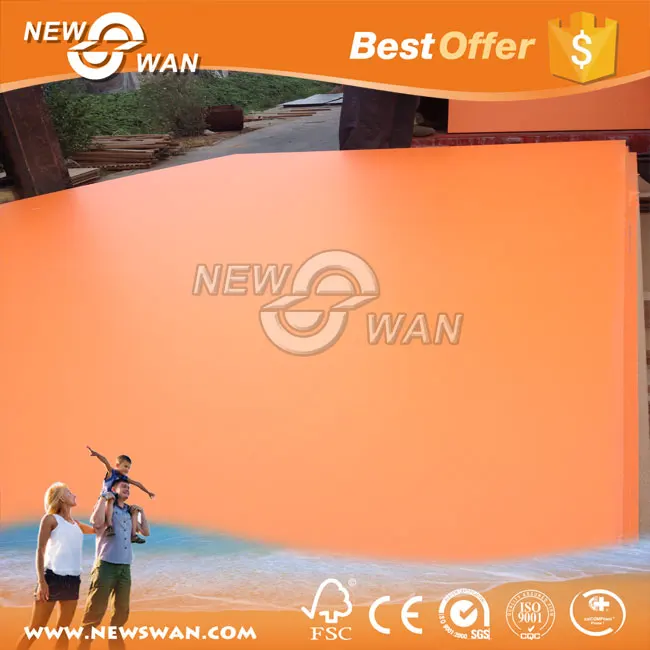 
White Melamine Faced MDF Board / Glossy Melamine MDF 