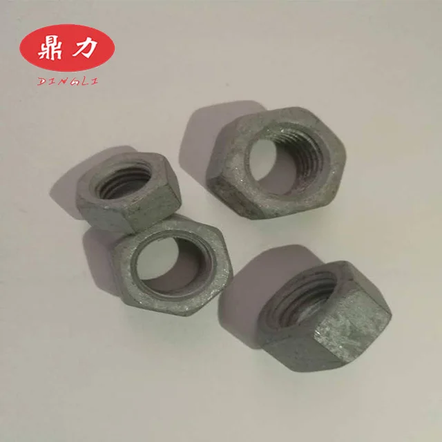 Хорошее качество профессиональная Гайка с шестигранной головкой класса HDG 4 8/6 8/8 8 DIN934 стандартная гайка