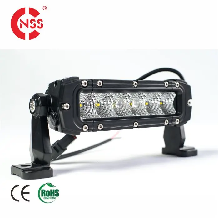 E-Mark 20W 30W 50W 100W 150W 200W 250W Single Row Car Led Work Light Bar with High Power