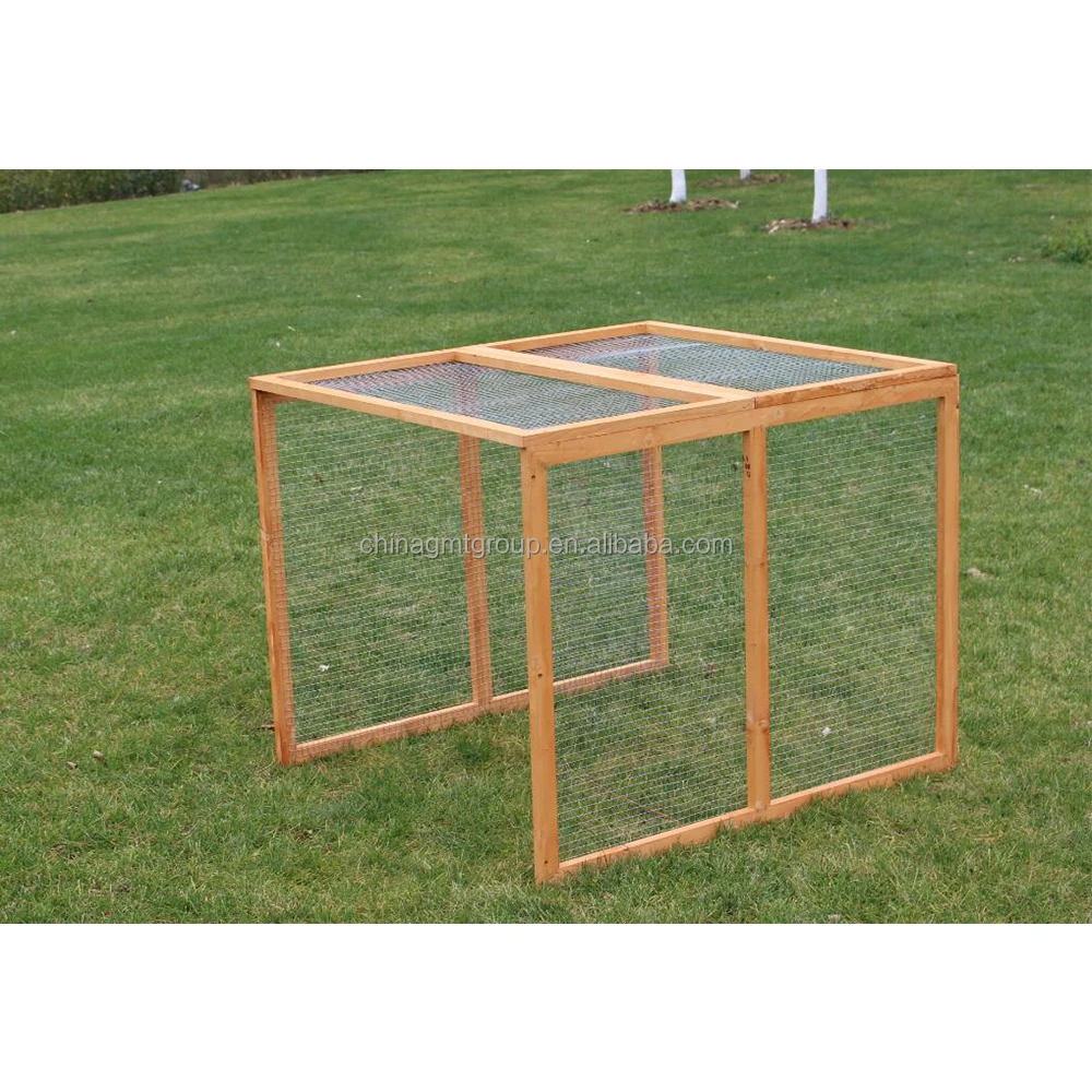 Chinese Fir Wood Chicken Coop Large Wooden Pet Cages