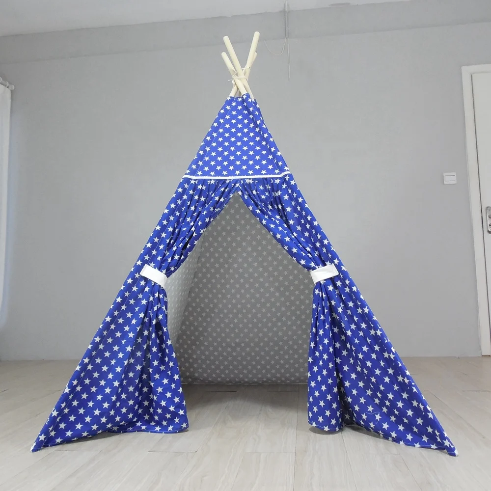 Teepee tent kids  house Baby Room princess castle play tent For Boys Kid Tipi Children Toy Tent