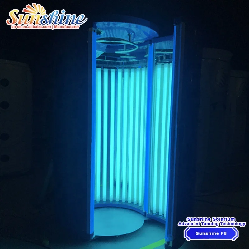 
China Factory Prices Whole Body Tanning Machine Tanning Beds Standing Solarium sunbed for skin sunbathing 