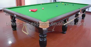 New 12ft Solid Wood Natural Slate Billiards Snooker Table