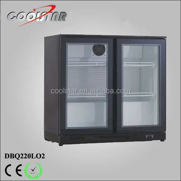7,7 кубических футов холодильник для пива с двумя раздвижными стеклянными дверями