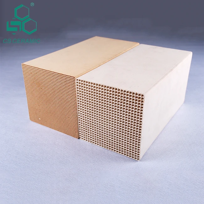 Керамические соты для тепловой хранения/honeycome керамическая для теплообменник rto
