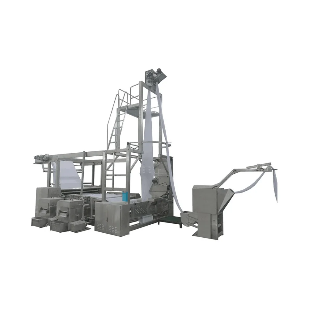 SUNTECH Factory Directly Supply High Speed Automatic Tubular Fabric Opening Cutting Machine