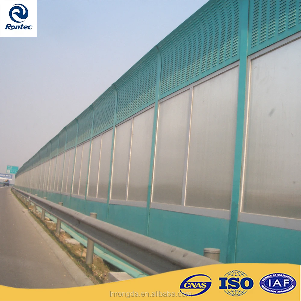 
Railway metal curve sound barrier fence noise barrier wall 