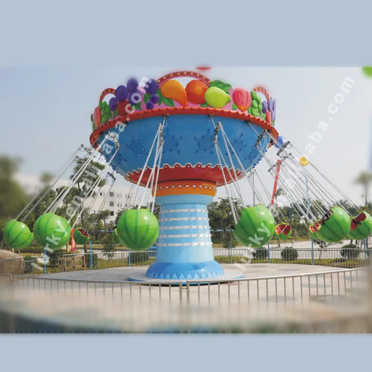 Swing Chair Rides Hot Sale Amusement Park Rides Watermelon Flying Chair Rides