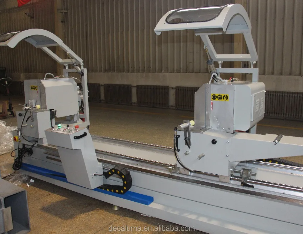 Fast Speed Aluminum Window Cutting Machine Double Head Cut off Saw