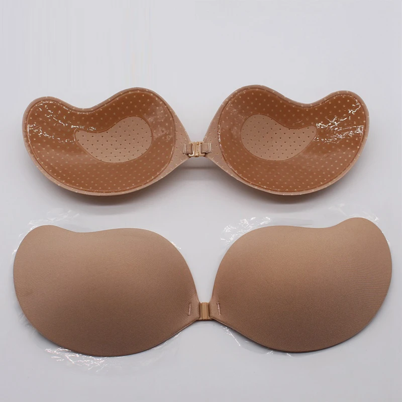 Breathable mango Design Artificial Silicone Breast Adhesive Bra