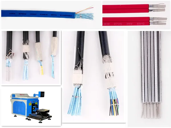 
Fast cutting speed advanced CO2 Laser wire stripping machine for USB, TYPE-C, DVI, DP, SATA cable 