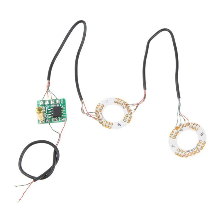 SYYTECH Six Color Wireless Gamepad DIY Modified LED Light Board Panel for PS4 XBOX ONE Controller