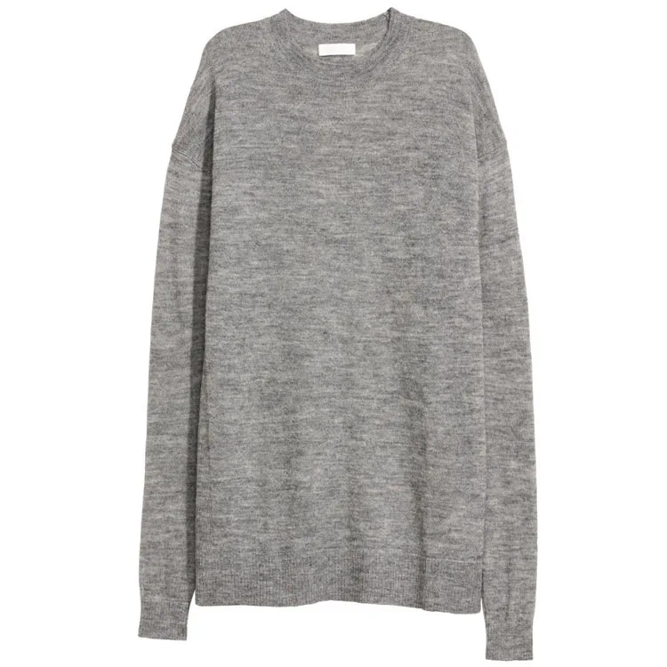 Модная зимняя одежда от производителя Ins, оптовая продажа, длинные вязаные свитера на заказ, женский кашемировый вязаный свитер, пуловер для женщин