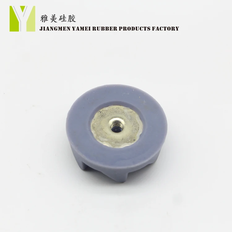  6 шестерни Запчасти для соковыжималки частей блендера блендер сцепления силиконовой резины Серый M5 слева