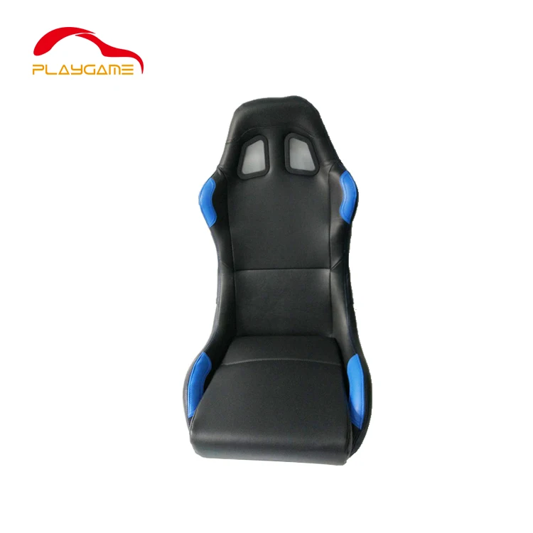 Fast production and shipping Cloth Black Fabric racing seat with slider or rail Bucket Seat Sports racing seat